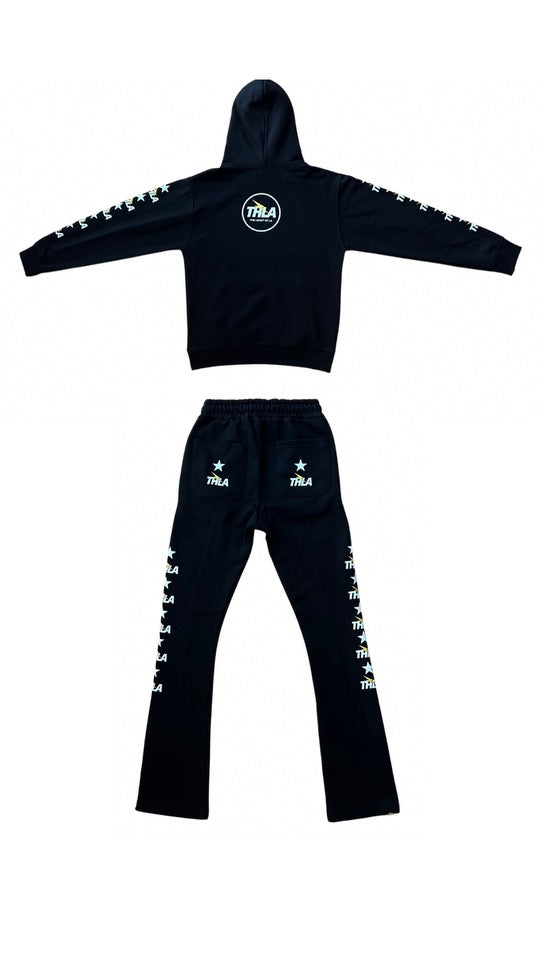 THLA THUNDERBOLT STACKED PANTS SWEATSUIT SET